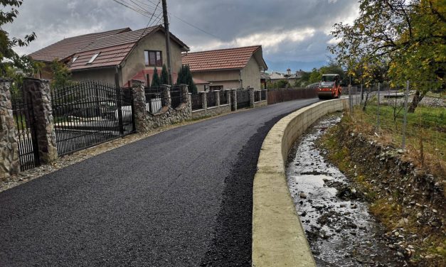 Informare de presă: A început asfaltarea ultimelor cinci tronsoane de drum, finanțate prin PNDR!