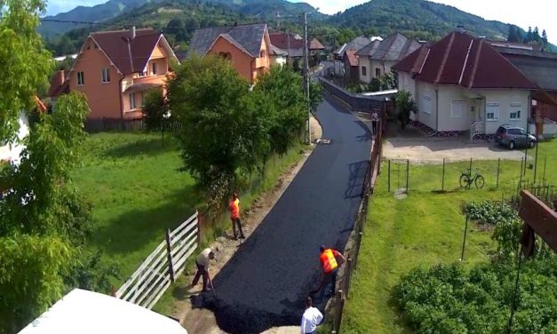Patru străzi au intrat în asfaltare!