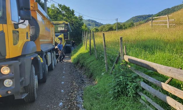 Anunț lucrări asfaltare Valea Ciorii